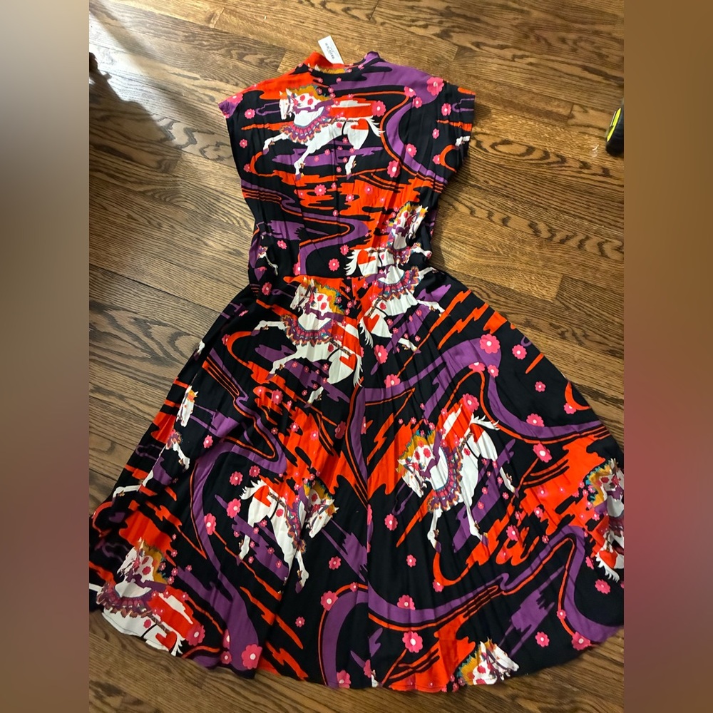 Trashy Diva Carousel Ponies Zip Front Marie Dress NWT size 14 - Picture 8 of 8